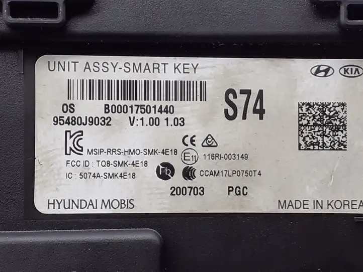 Hyundai Kona I (2017 - 2022) 95480J9032 Прочие блоки управления — фото 3