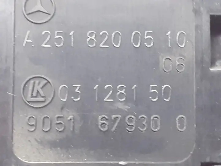 Mercedes-Benz ML W164 (2005 - 2011) A2518200510 Блок кнопок стеклоподъемников — фото 3