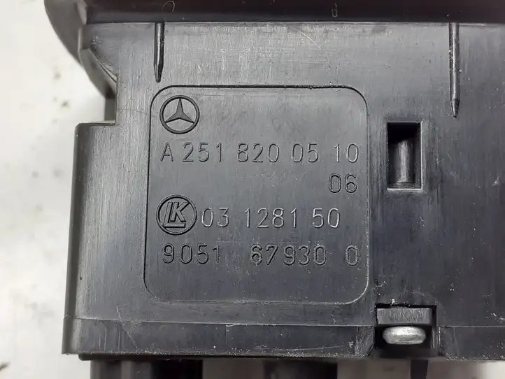 Mercedes-Benz ML W164 (2005 - 2011) A2518200510 Блок кнопок стеклоподъемников — фото 2