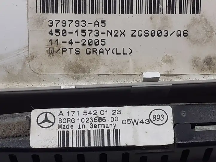 Mercedes-Benz ML W164 (2005 - 2011) A1715420123 Экран парктроника PDC — фото 3