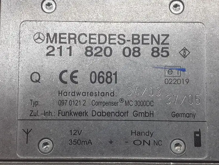 Mercedes-Benz ML W164 (2005 - 2011) 2118200885 Блок управления антеннами — фото 3