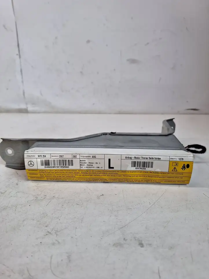 Mercedes-Benz C W204 (2007 - 2014) 204860030510072850 Боковая подушка безопасности (стойка) — фото 2