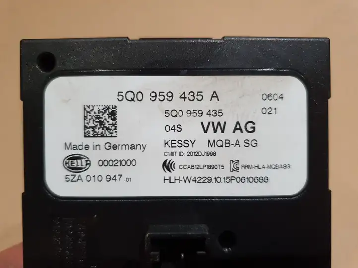 Audi A3/S3 8V (2012 - 2016) 5Q0959435A Блок бесключевого доступа — фото 2