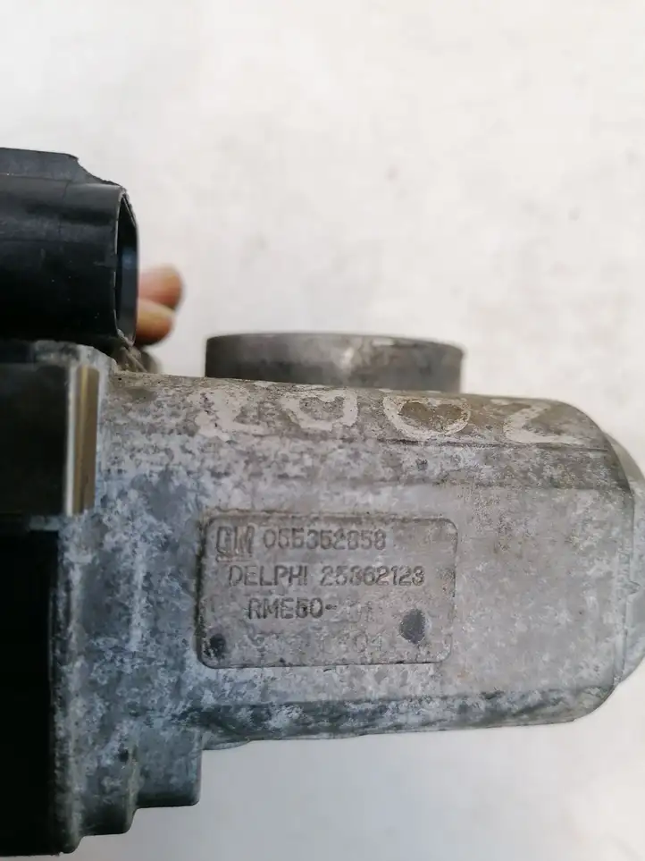 Opel Astra H (2004 - 2009) 055352858 Дроссельная заслонка — фото 2