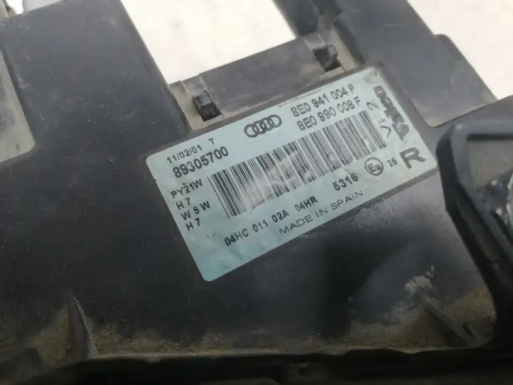 Audi A4 S4 B6 8E 8H (2000 - 2006) 8E0941004F Передняя фара — фото 4