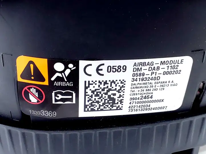 Opel Astra K (2015 - 2020) 39042464 Подушка безопасности руля — фото 4