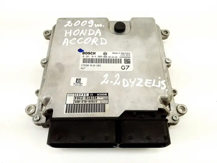 Honda Accord (2008 - 2016) 37820RL0G03 Блок управления двигателем (ЭБУ) — фото 2