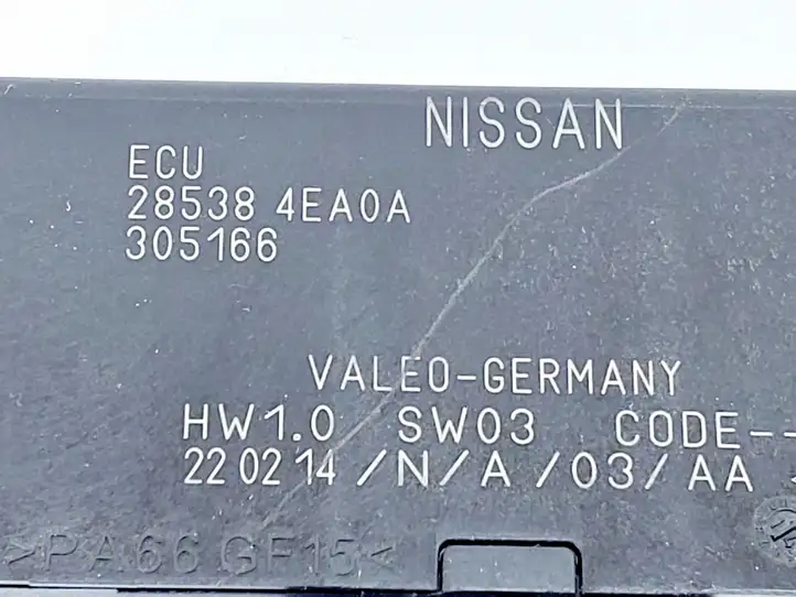 Nissan Qashqai (2013 - 2017) 285384EA0A Блок управления парктрониками — фото 2