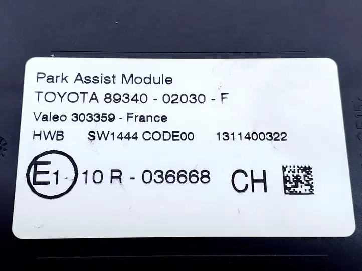 Toyota Auris E180 (2012 - 2018) 8934002030F Блок управления парктрониками — фото 2