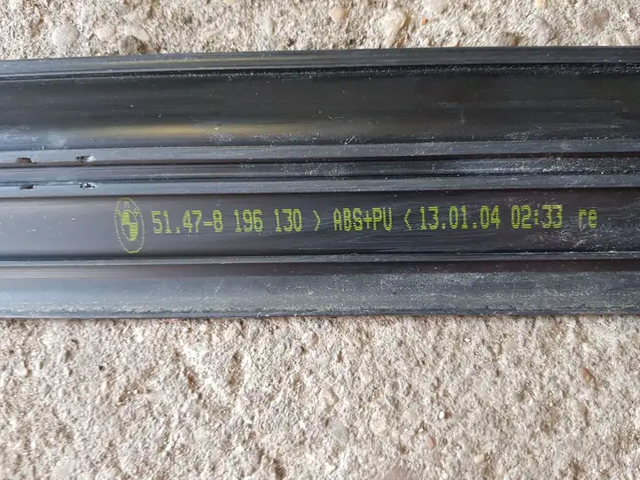 BMW 3 E46 (1998 - 2005) 51478196130 Внутренняя отделка переднего порога — фото 3
