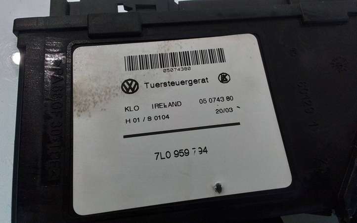 Porsche Cayenne (9PA) (2002 - 2010)  7L0959794 Механизм подъема окон задней двери