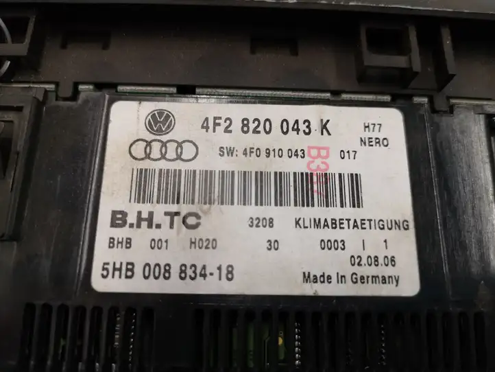 Audi A6 Allroad C6 (2006 - 2008) 4F2820043K Блок управления климат-контролем — фото 4