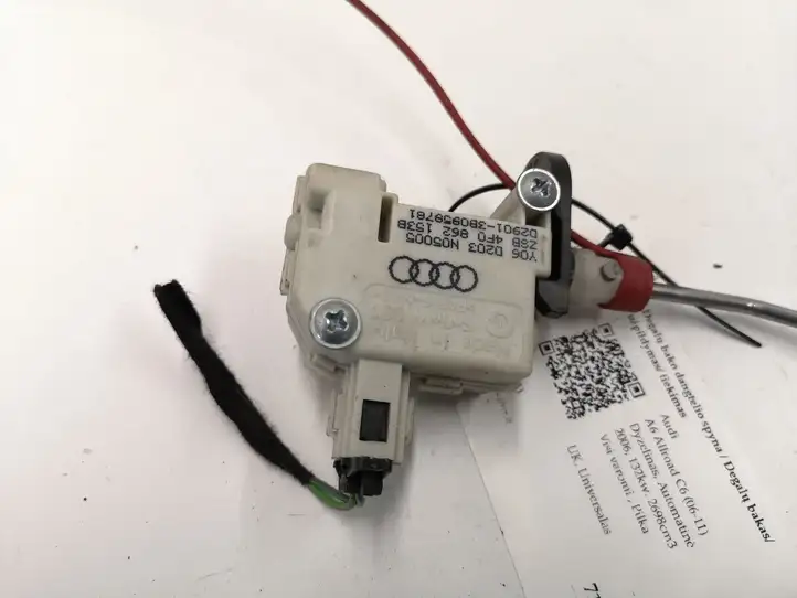 Audi A6 Allroad C6 (2006 - 2008) 4F0862153B Замок крышки топливного бака — фото 2