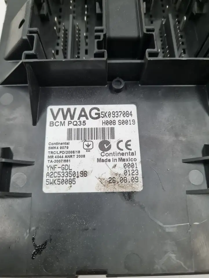Volkswagen Golf VI (2009 - 2013) 5K0937084 Модуль комфорта — фото 2