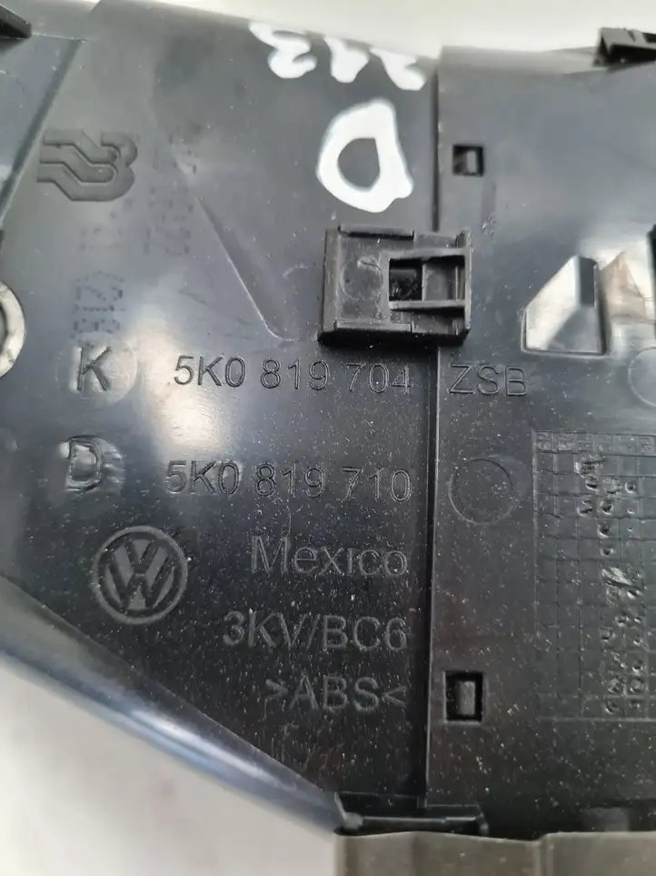 Volkswagen Golf VI (2009 - 2013) 5K0819704 Боковой воздушный дефлектор — фото 3