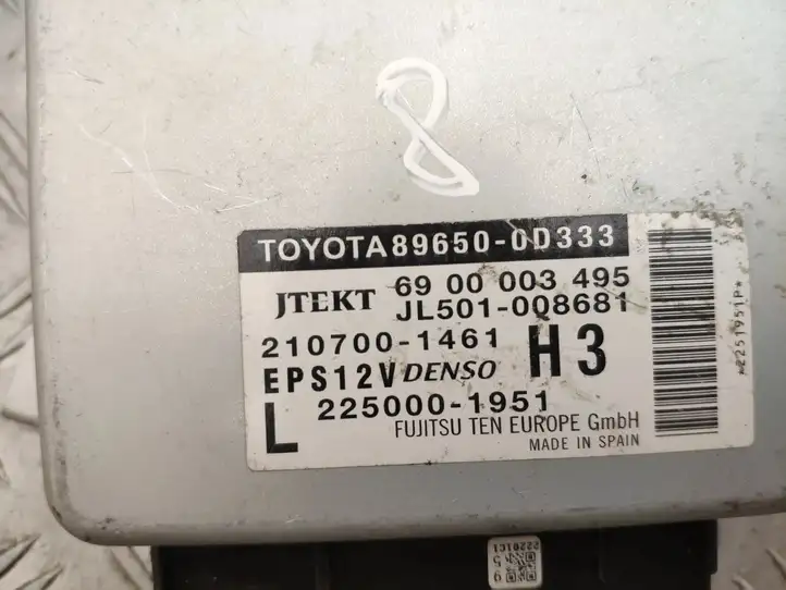 Toyota Yaris (2012 - 2014) 896500D333 Блок управления усилителем руля — фото 4