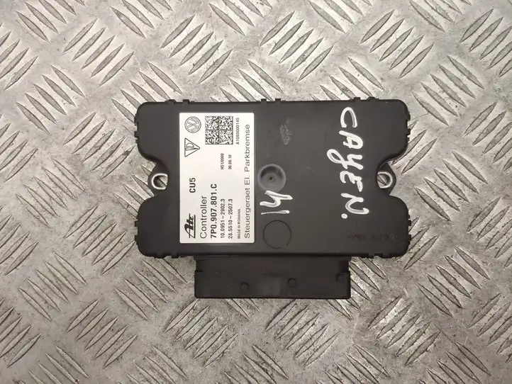 Porsche Cayenne (92A) (2011 - 2017) 7P0907801C Блок управления стояночным тормозом (EPB) — фото 1
