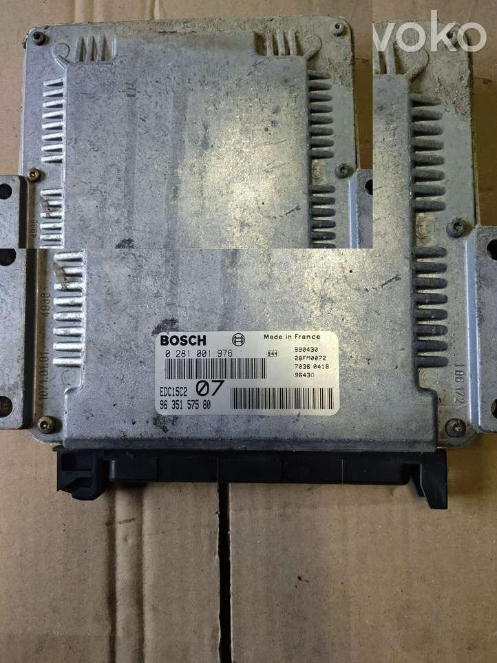 Citroen Xsara (1997 - 2006)  0281001976 Блок управления двигателем ECU
