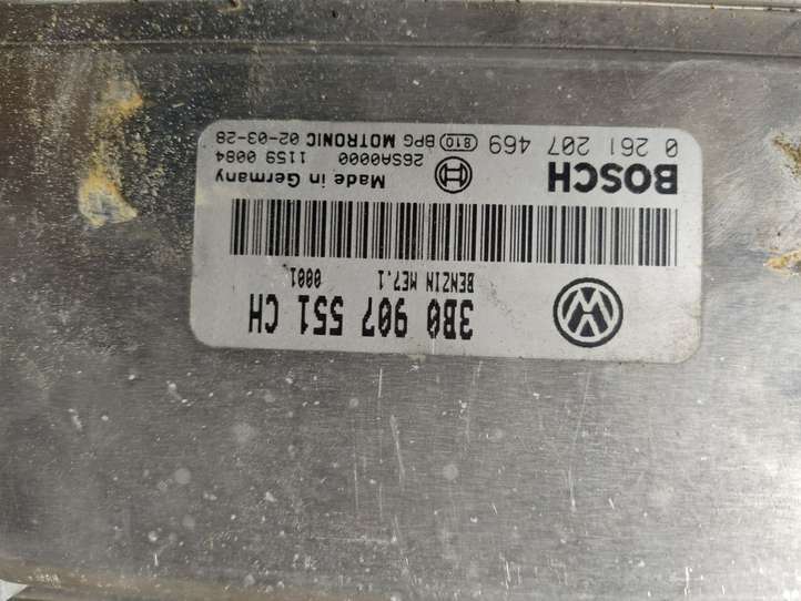 Skoda Superb B5 (3U) (2001 - 2008)  3B0907551CH Блок управления двигателем ECU