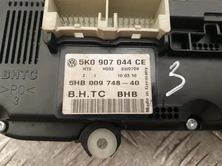Volkswagen PASSAT CC (2008 - 2012) 5K0907044CE Управление климат контролем — фото 4