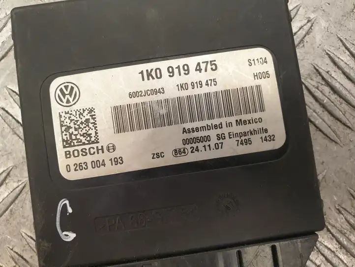 Volkswagen Touran I (2003 - 2010) 1K0919475 Блок управления парктрониками — фото 4