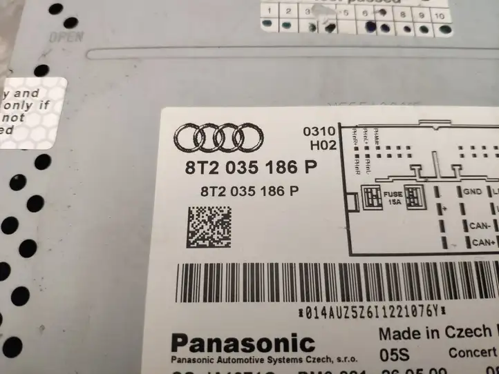 Audi A5 8T 8F (2007 - 2011) 8T2035186P Магнитола / мультимедийная система — фото 9