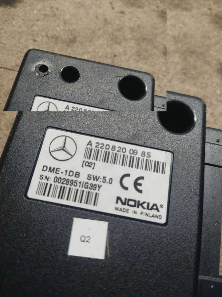 Mercedes-Benz S W220 (1998 - 2006)  A2208200985 Блок управление GSM