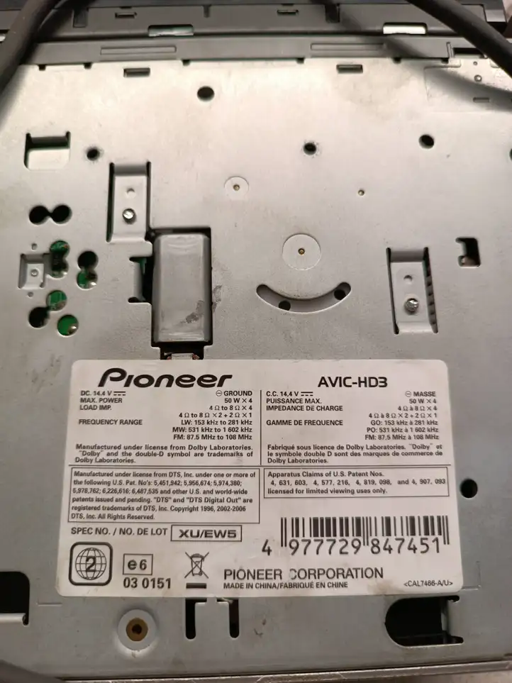 Hyundai Santa Fe (2005 - 2009) 977729847451 Магнитола / мультимедийная система — фото 4