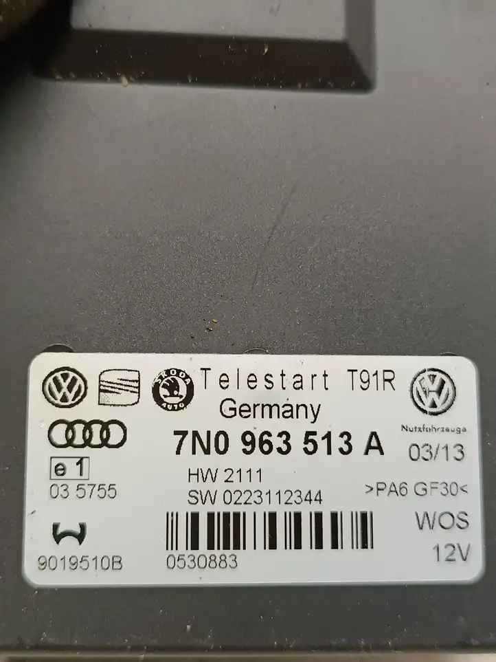 Volkswagen Tiguan (2007 - 2011) 7N0963513A Блок управления автономным отопителем — фото 3