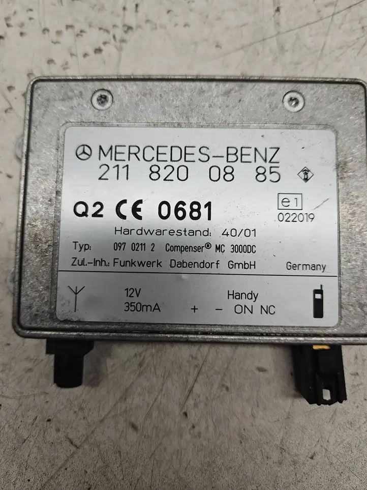 Mercedes-Benz E W211 (2002 - 2009) 2118200885 Антенна Bluetooth — фото 4