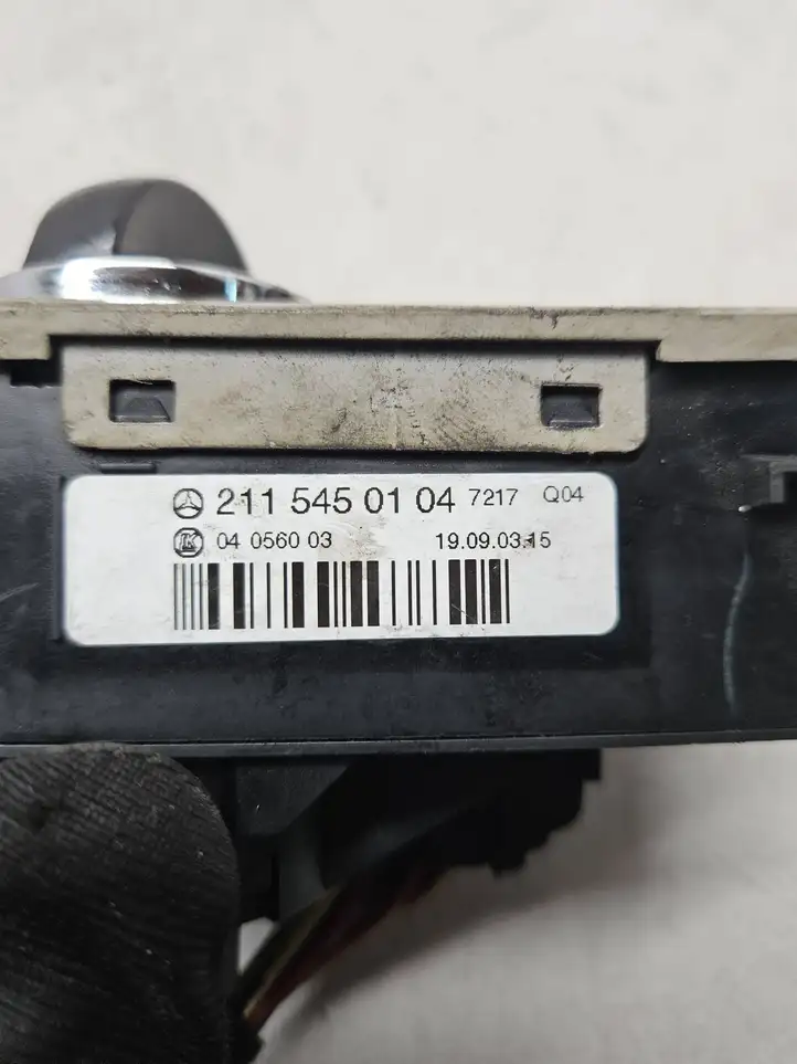 Mercedes-Benz E W211 (2002 - 2009) 2115450104 Включатель фонарей — фото 3