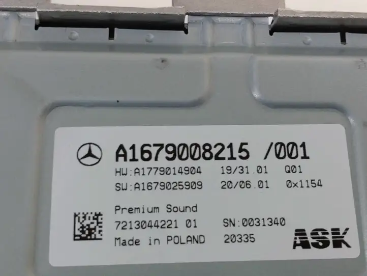 Mercedes-Benz EQC (2018 - ) A1679008215 Усилитель звука — фото 6