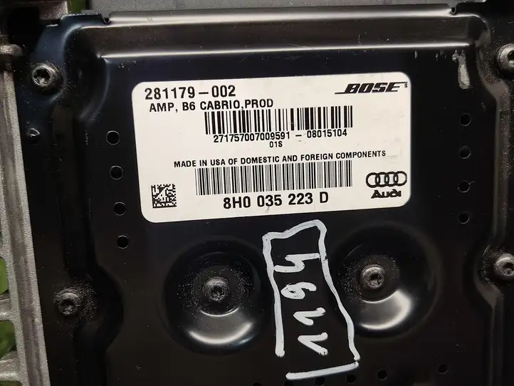 Audi A4 S4 B8 8K (2007 - 2011) 8H0035223D Усилитель звука — фото 5