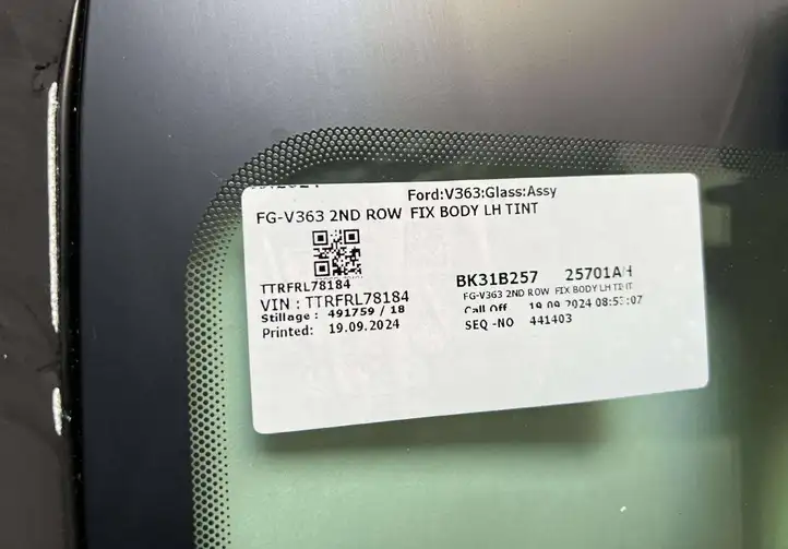 Ford Transit VII (2019 - ) BK31B25701A Боковое стекло в середине кузова — фото 6