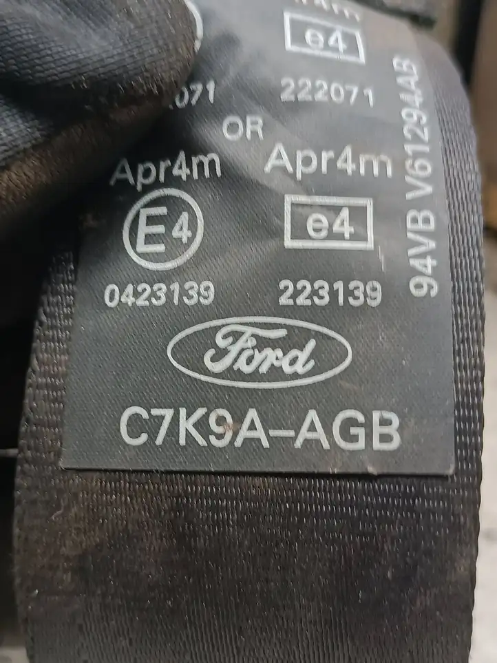 Ford Transit (2000 - 2006) C7K9AAGB Передний ремень безопасности — фото 4