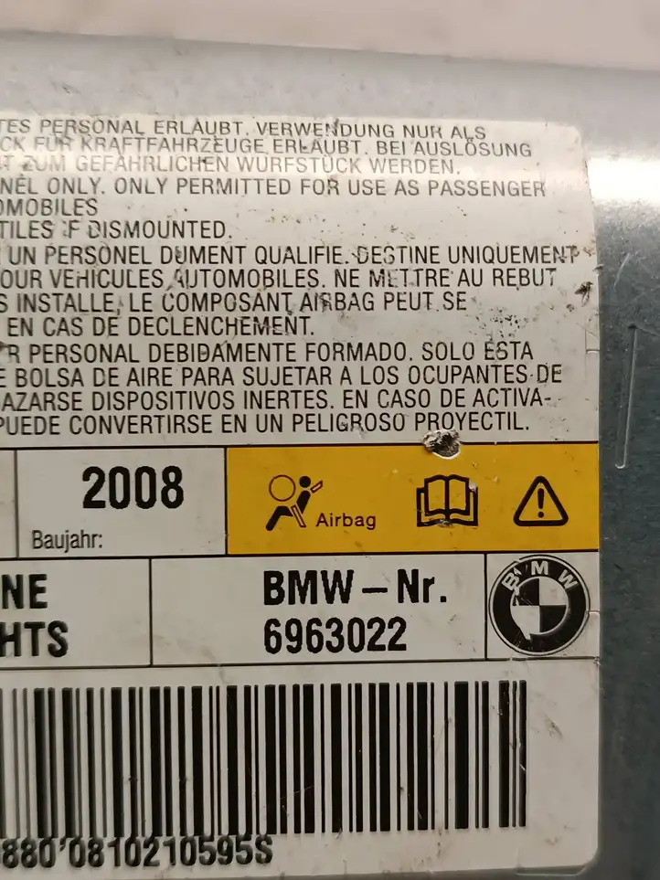 BMW 5 E60 E61 (2004 - 2010) 6963022 Подушка безопасности двери — фото 3