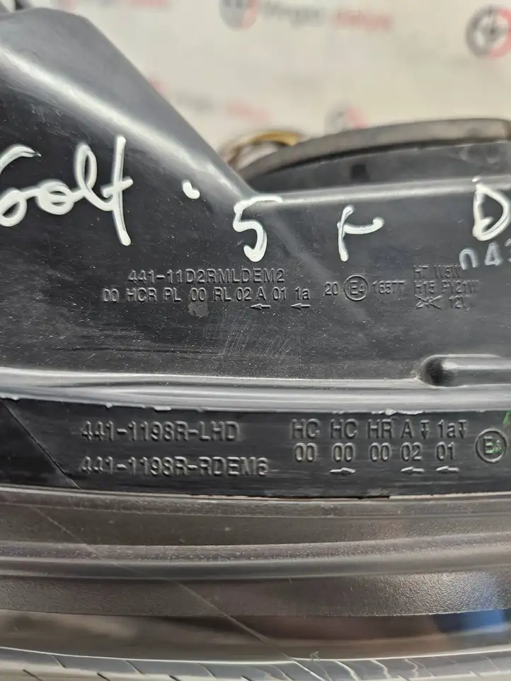 Volkswagen Golf Plus (2004 - 2008) 4411198R Передняя фара — фото 4