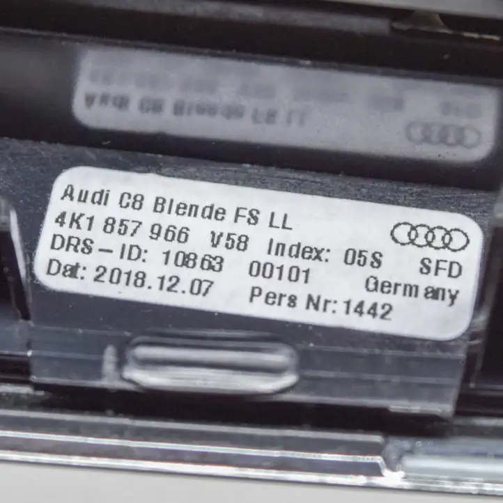 Audi A6 S6 C8 4K (2018 - ) 4K1941501A Включатель противотуманных фар — фото 4