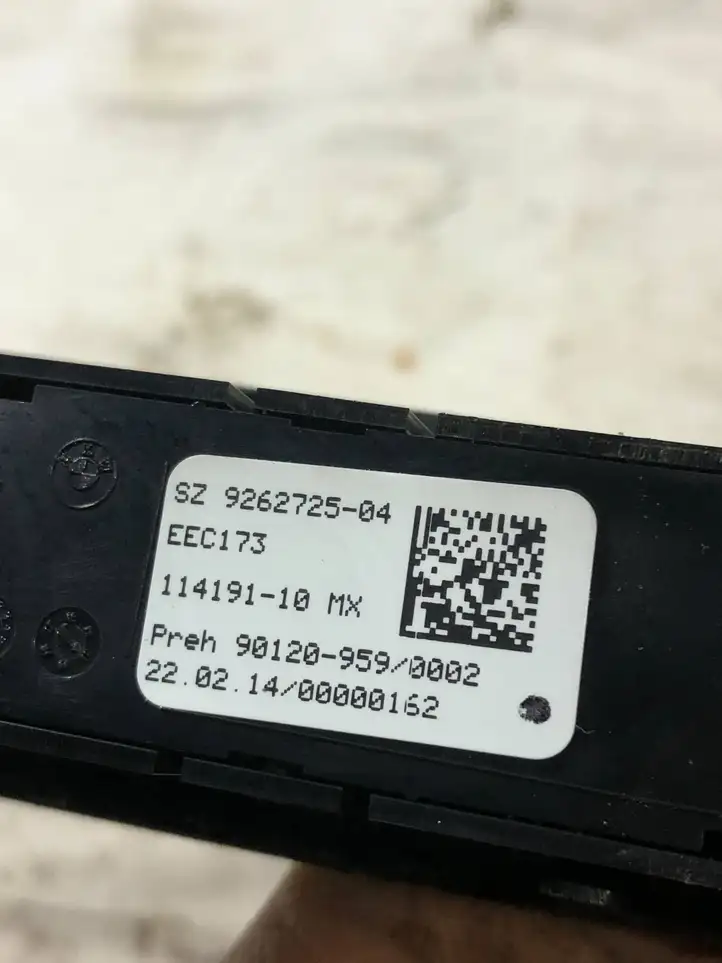 BMW X5 F15 (2013 - 2017) 9262725 Включатель регулировки высоты / жесткости ходовой части — фото 4