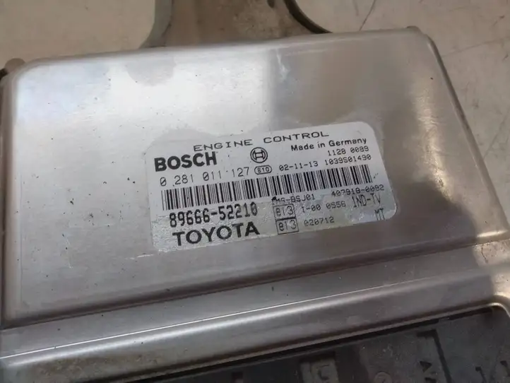 Toyota Yaris Verso (1999 - 2005) 8966652210 Блок управления двигателем (ЭБУ) — фото 3