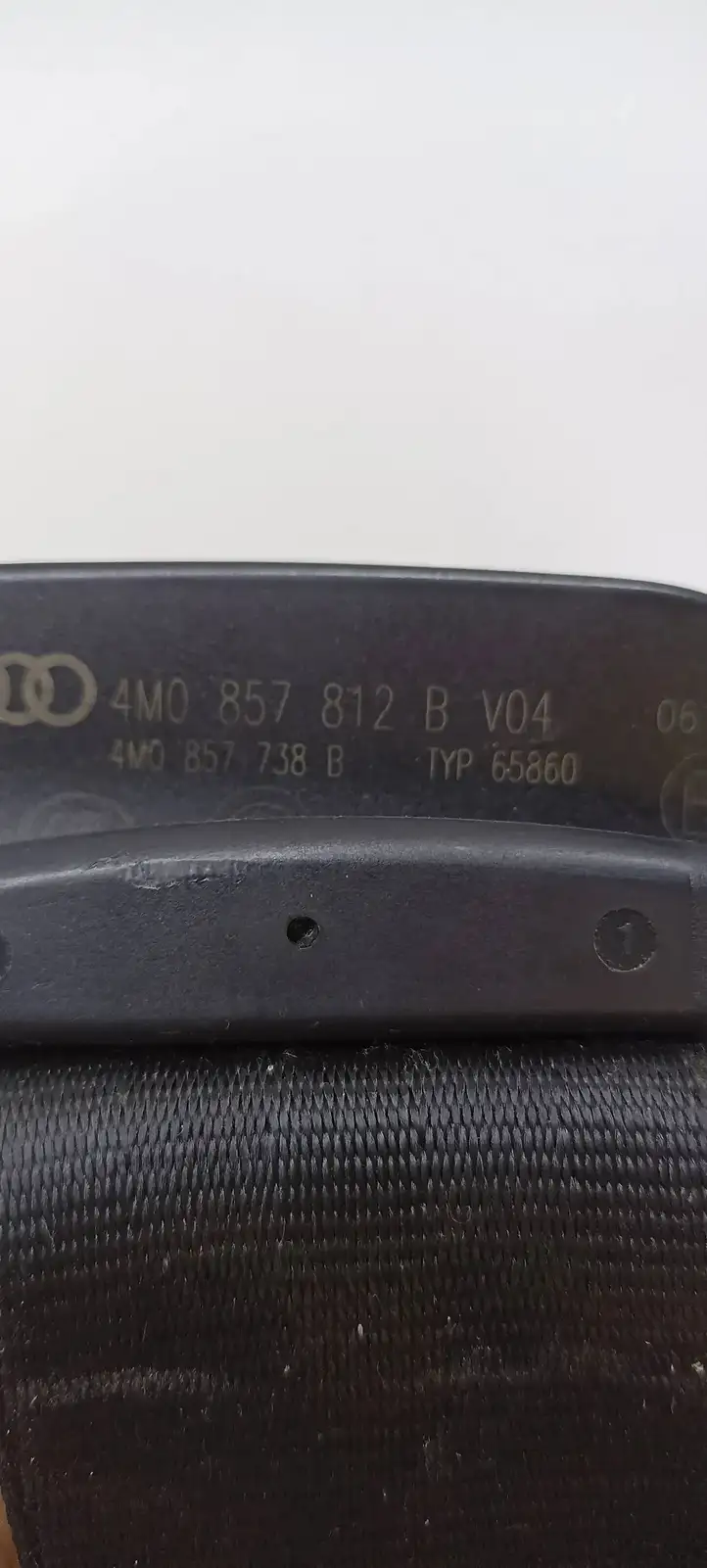 Audi Q7 4M (2015 - ) 4M0857738B Ремень безопасности 3-го ряда — фото 5
