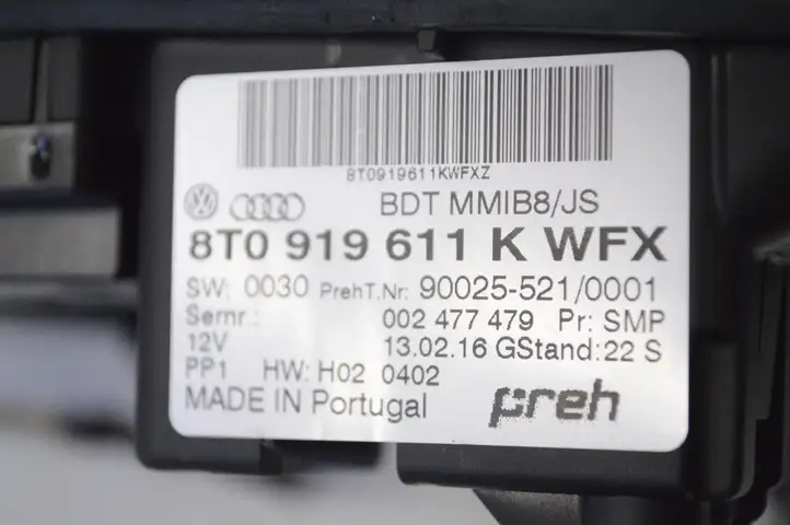 Audi Q5 SQ5 (2012 - 2017) 8T0919611K Контроллер мультимедийной системы — фото 4