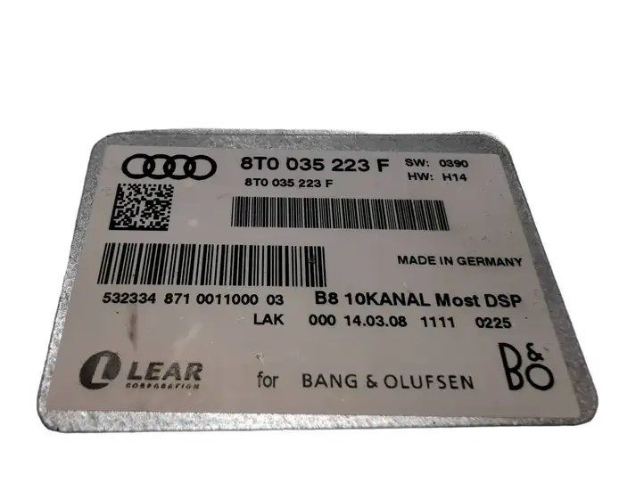 Audi A5 8T 8F (2007 - 2011) 8T0035223F Усилитель звука — фото 5