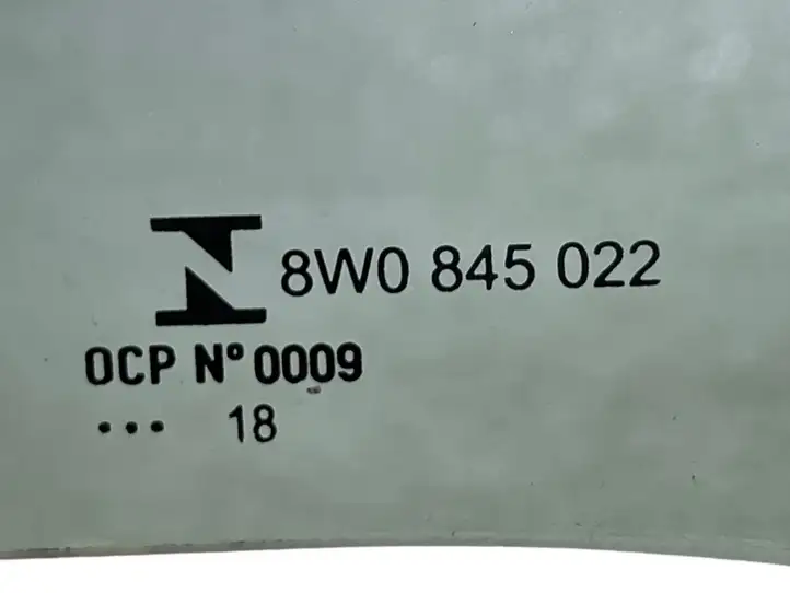 Audi A4 S4 B9 (2015 - 2019) 8W0845022 Стекло передней двери — фото 3
