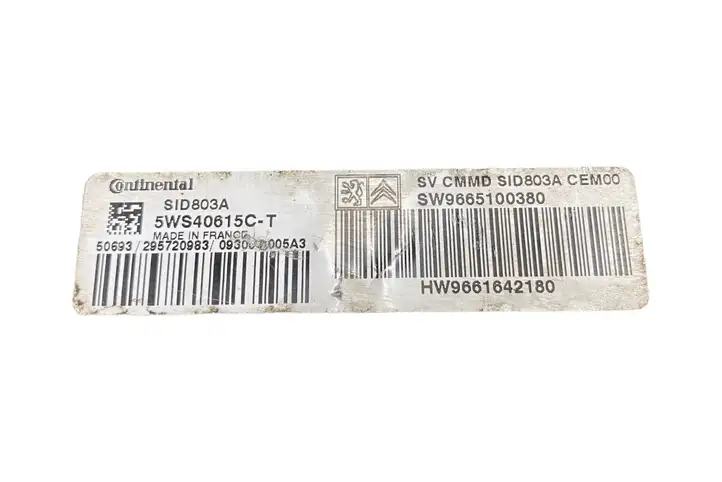 Citroen C4 (2008 - 2011) 5WS40615CT Блок управления двигателем (ЭБУ) — фото 5