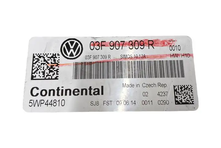 Volkswagen Beetle A5 (2011 - 2018) 03F907309R Блок управления двигателем (ЭБУ) — фото 4