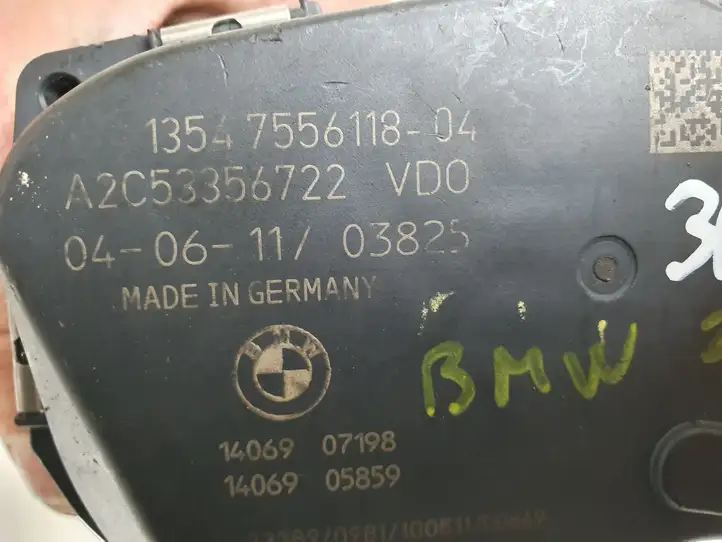 BMW Z4 E89 (2009 - 2017) A2C53356722 Дроссельная заслонка — фото 3