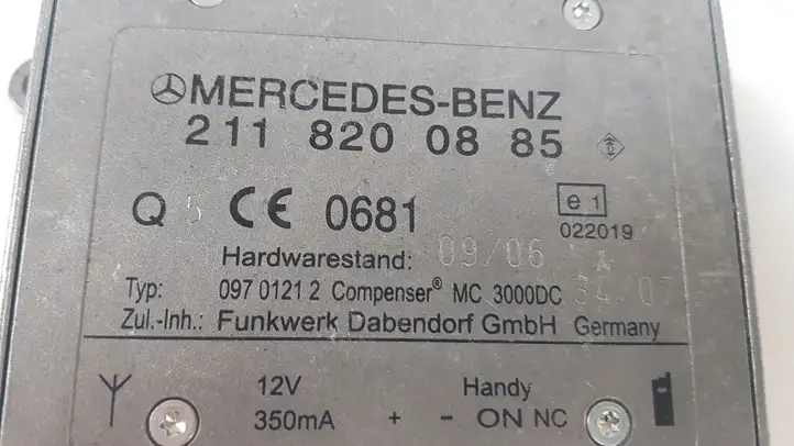 Mercedes-Benz E W211 (2002 - 2009) Усилитель антенны — фото 4