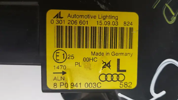 Audi A3/S3 8P (2004 - 2008) Передняя фара — фото 2