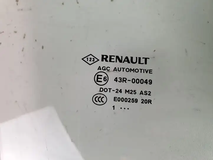 Renault Scenic III - Grand scenic III (2009 - 2016) Стекло передней двери — фото 4